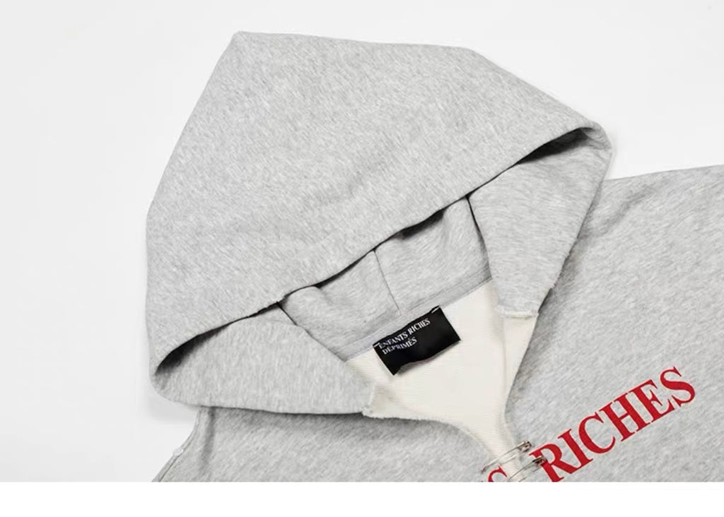ENFANTS RICHES DÉPRIMÉS HOODIE GRAY