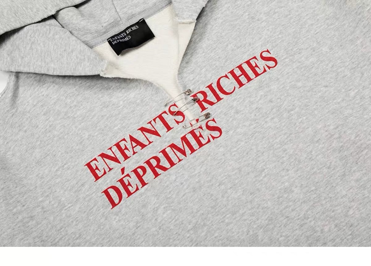 ENFANTS RICHES DÉPRIMÉS HOODIE GRAY