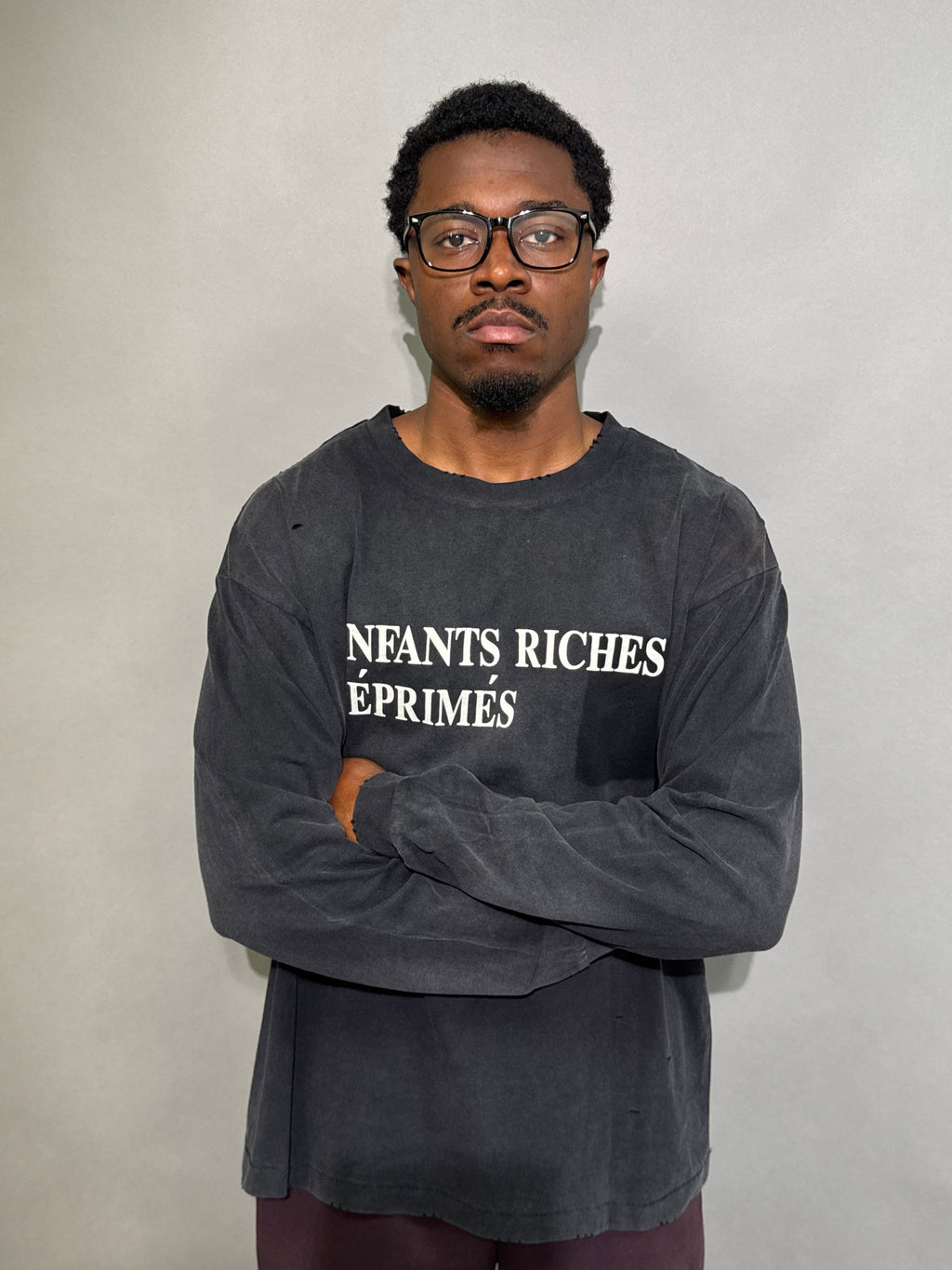 ENFANTS RICHES DÉPRIMÉS LONG-SLEEVES
